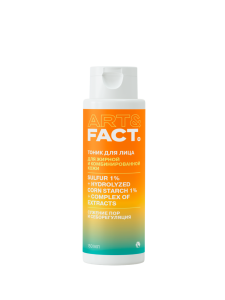 SULFUR 1% + HYDROLYZED CORN STARCH 1% + СOMPLEX OF EXTRACTS